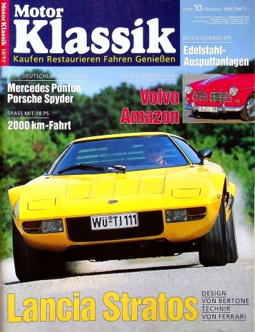 Deckblatt Motor Klassik (10/1993)